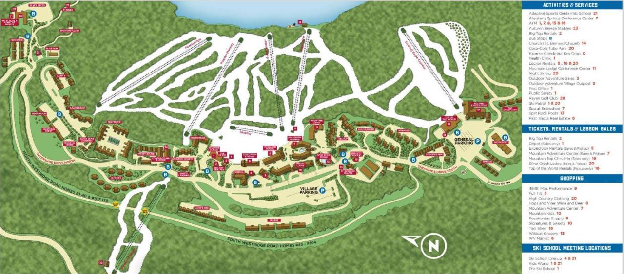 Stroll To Slopes, Village Area, Ski In-Out Mtlodge 151 Snowshoe Buitenkant foto