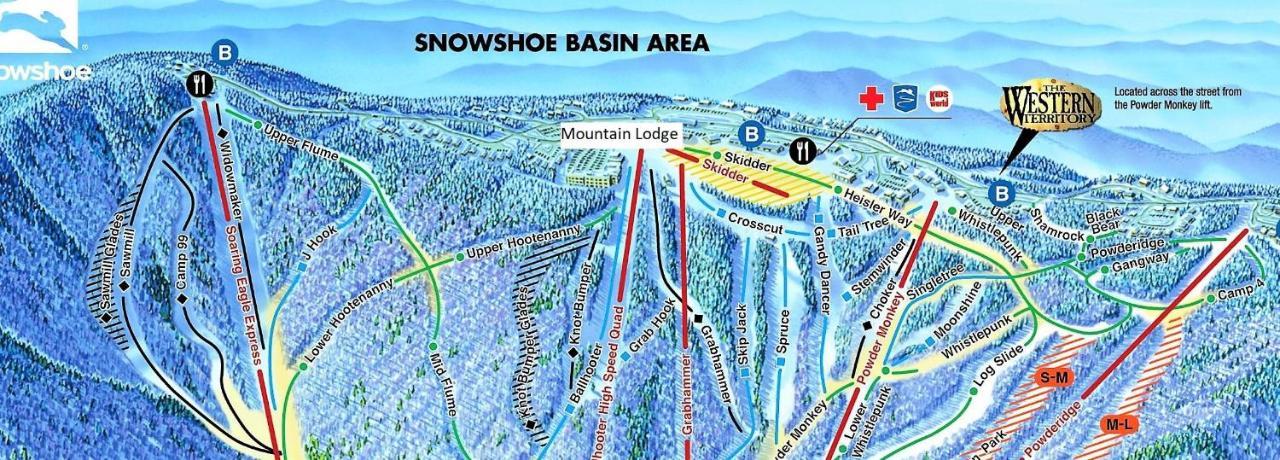 Stroll To Slopes, Village Area, Ski In-Out Mtlodge 151 Snowshoe Buitenkant foto